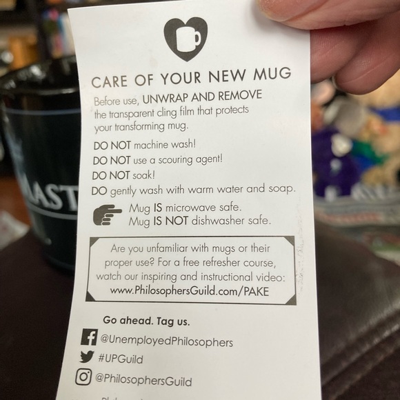 Masterpiece thermal sensitive Large Mug. New box! - Picture 9 of 9